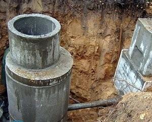Установка бетонных колец для канализации своими руками