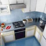 Дизайн кухни в хрущевке с газовой колонкой