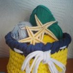 Корзинки из ткани своими руками
