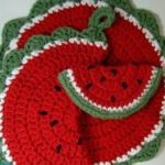 Прихватки для кухни своими руками крючком — схемы